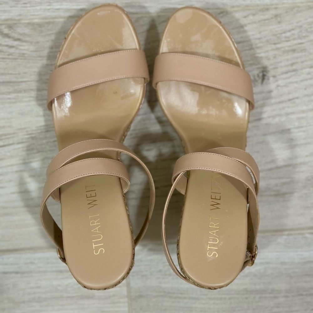 Worn once! In excellent condition. Stuart Weitzman 5050 wedge Sz 11 - Picture 5 of 5